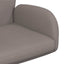 Drejestole 4 stk. 54 x 58 x 90 cm Gråbrun Stof