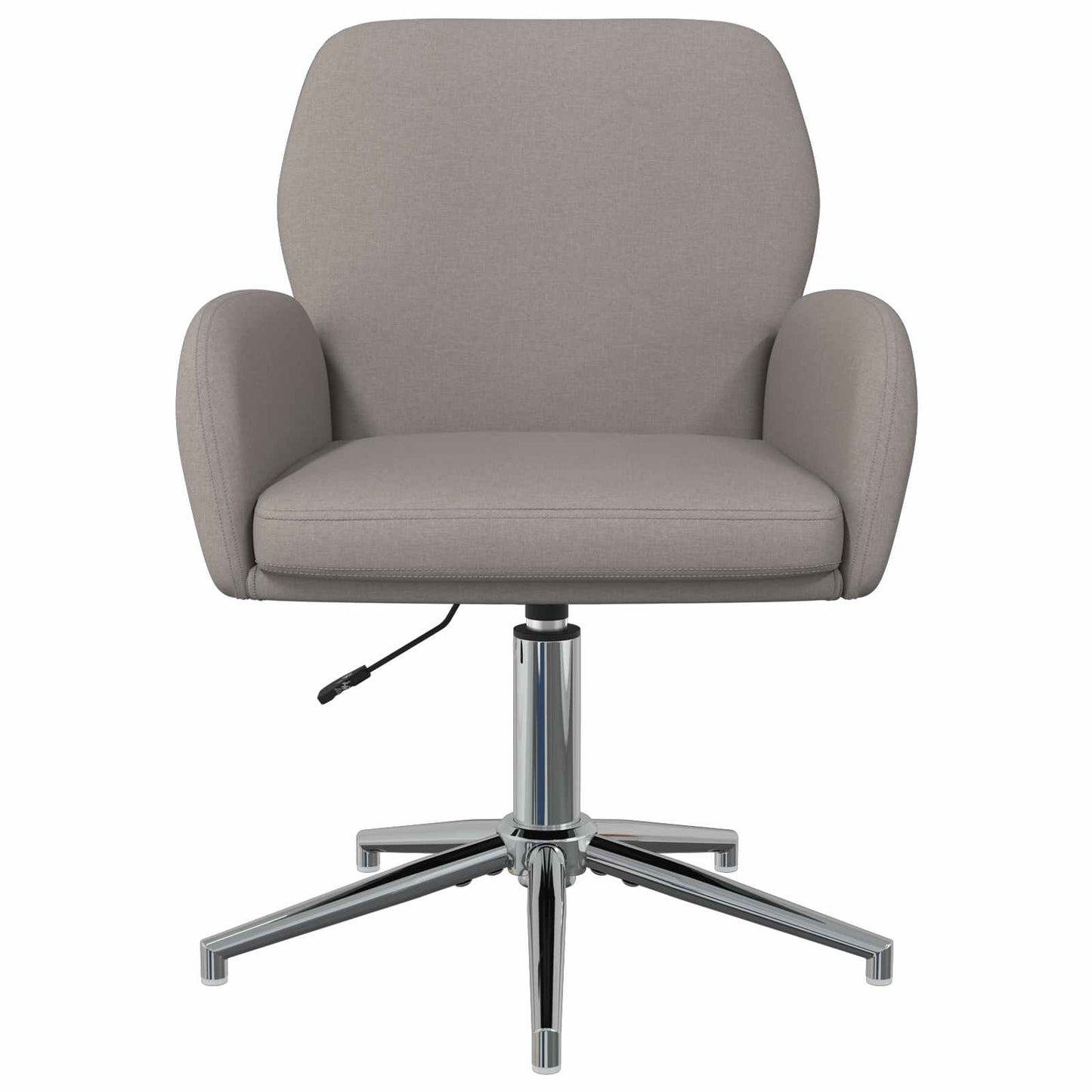 Drejestole 4 stk. 54 x 58 x 90 cm Gråbrun Stof