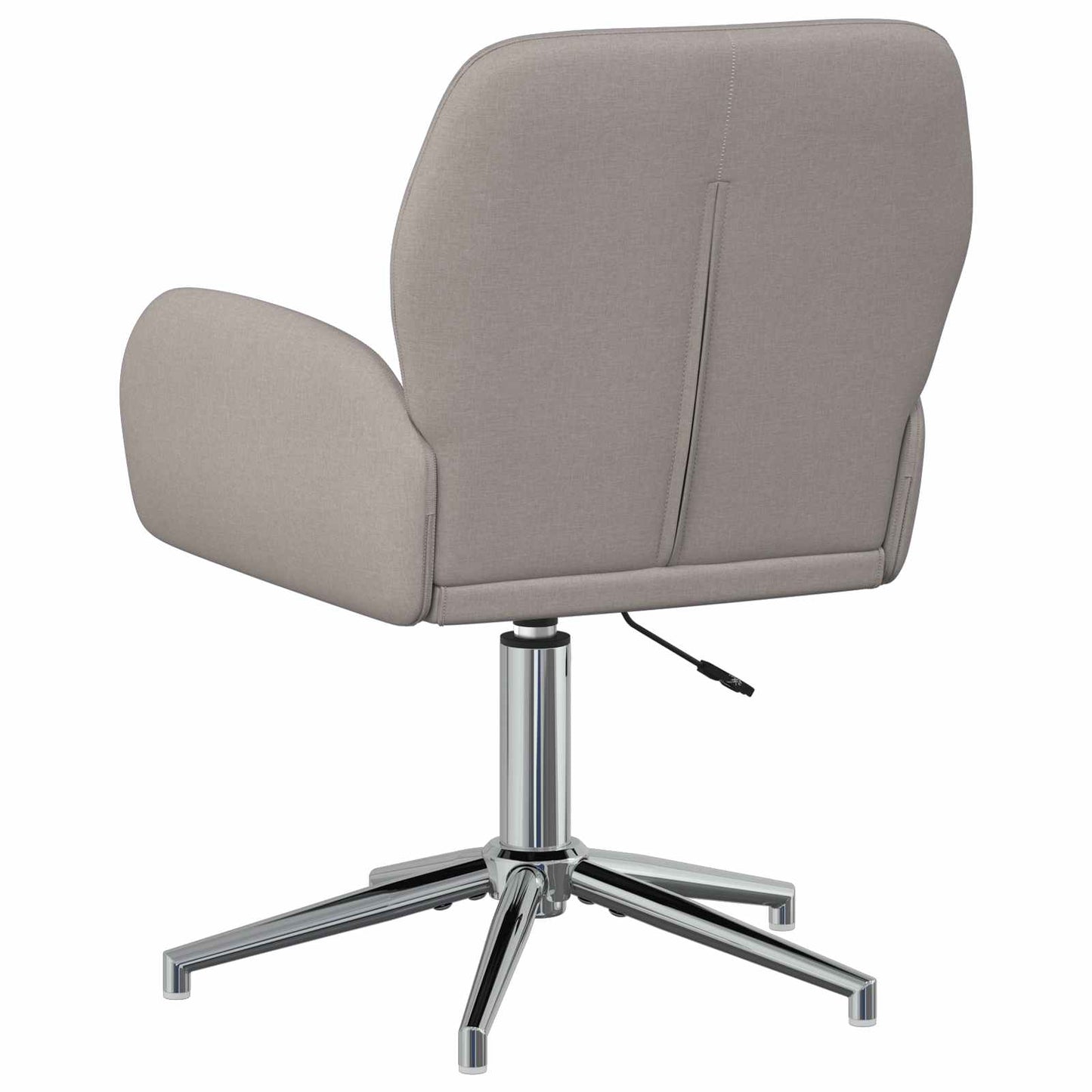Drejestole 6 stk. 54 x 58 x 90 cm Gråbrun Stof