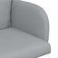 Spisestole 4 pcs Stof Lysegrå 60 x 56 x 96 cm