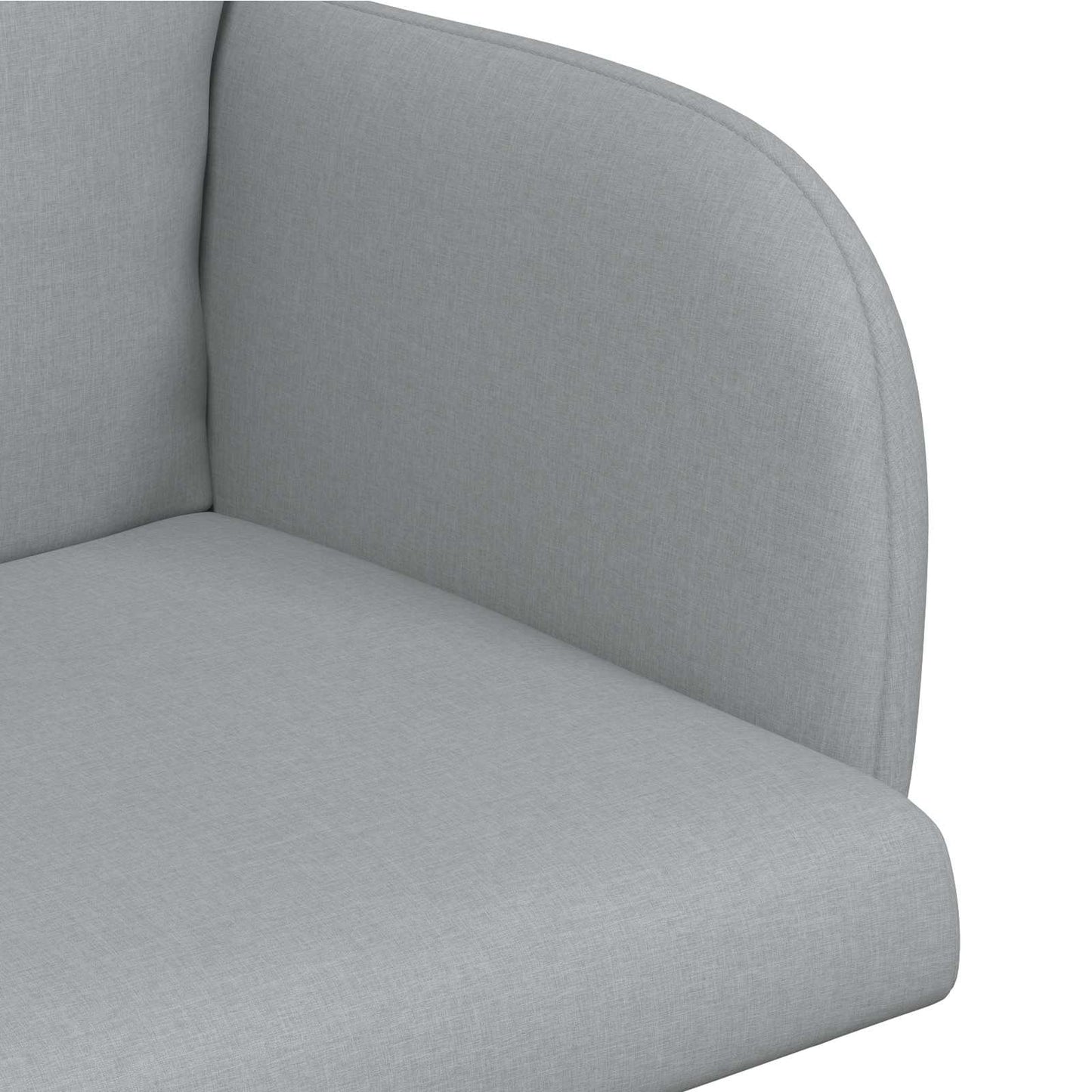 Spisestole 4 pcs Stof Lysegrå 60 x 56 x 96 cm