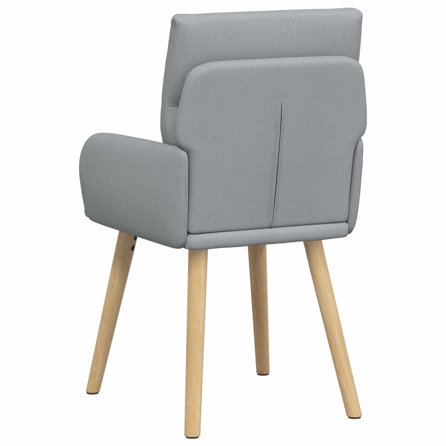 Spisestole 4 pcs Stof Lysegrå 60 x 56 x 96 cm