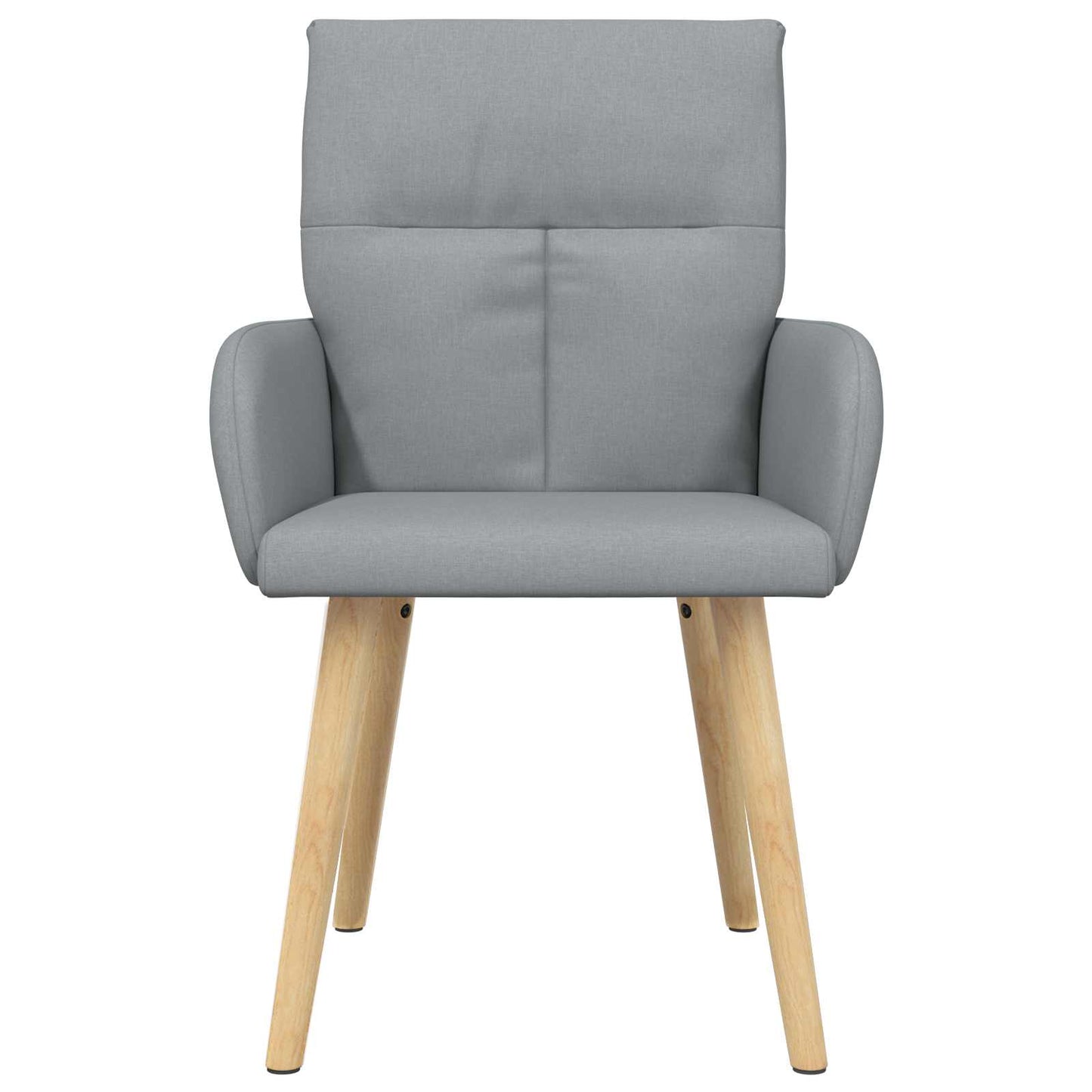 Spisestole 4 pcs Stof Lysegrå 60 x 56 x 96 cm