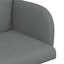 Spisestole 4 pcs Stof Mørkegrå 60 x 56 x 96 cm