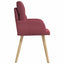 Spisestole 4 pcs Stof Vinrød 60 x 56 x 96 cm