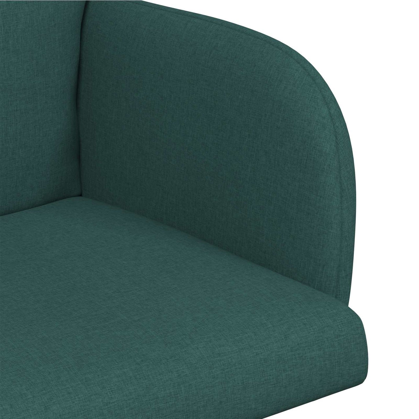 Spisestole 4 pcs Stof Mørkegrøn 60 x 56 x 96 cm