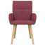 Spisestole 6 pcs Stof Vinrød 60 x 56 x 96 cm