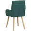 Spisestole 6 pcs Stof Mørkegrøn 60 x 56 x 96 cm