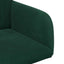 Spisestole 4 pcs Fløjl Mørkegrøn 55 x 50 x 84 cm