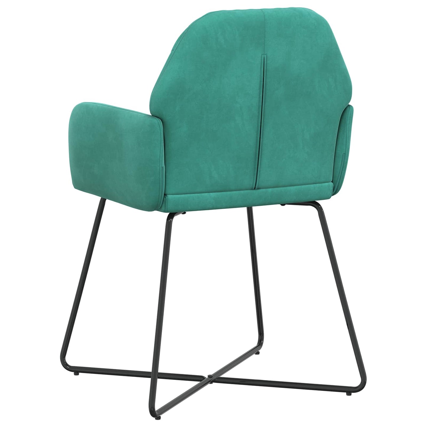 Spisestole 4 pcs Fløjl Turkis 55 x 50 x 84 cm
