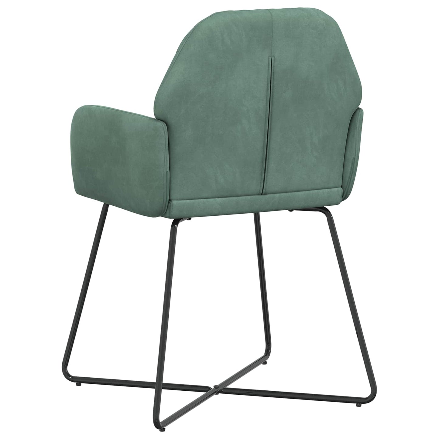 Spisestole 6 pcs Fløjl Havgrøn 55 x 50 x 84 cm