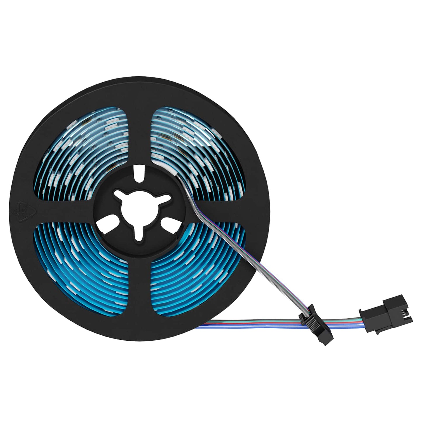 LED Strip 12 pcs Sort og Gennemsigtig 2500 mm Kobber og plastik