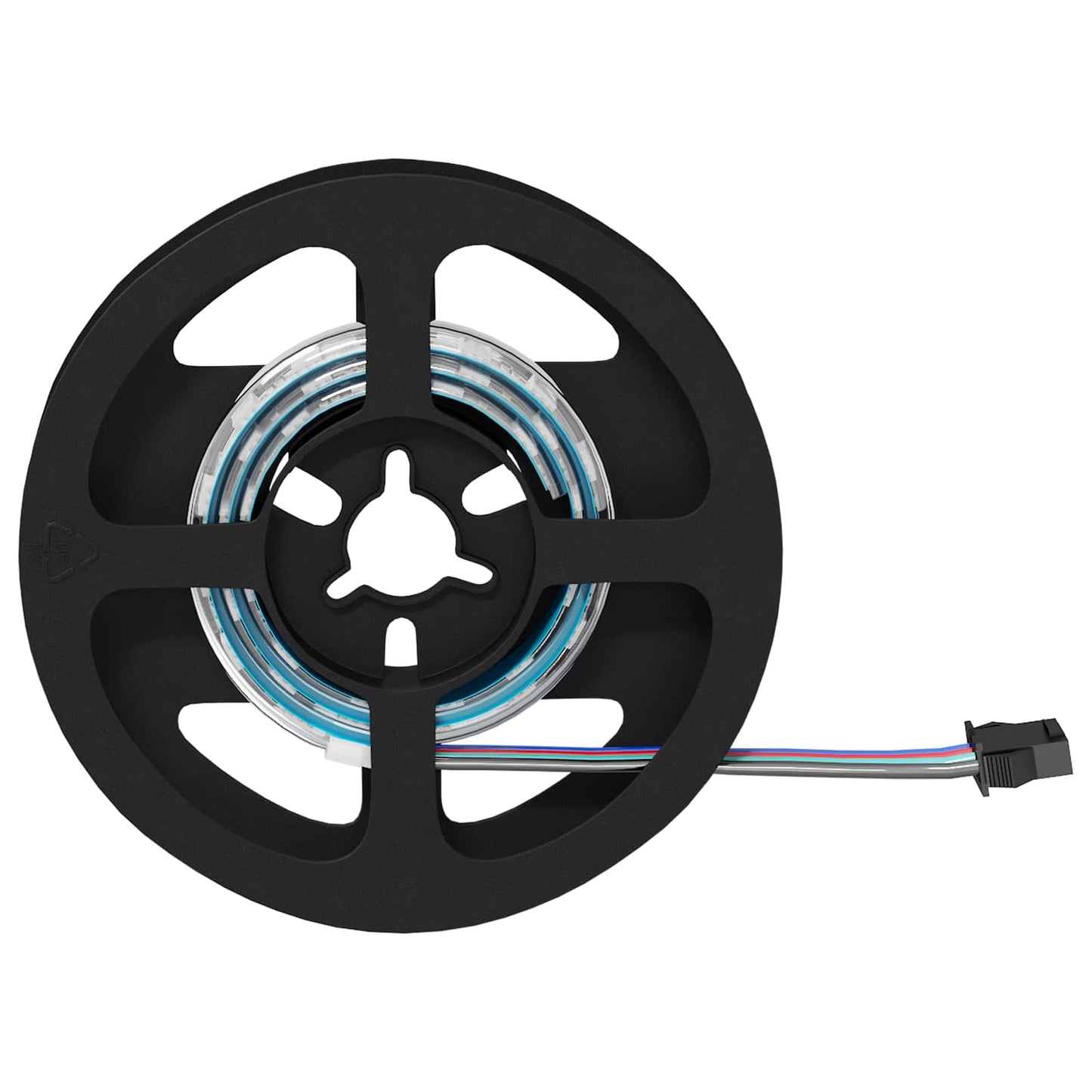 LED Strip 2 pcs Sort og Gennemsigtig 450 mm Kobber og plastik