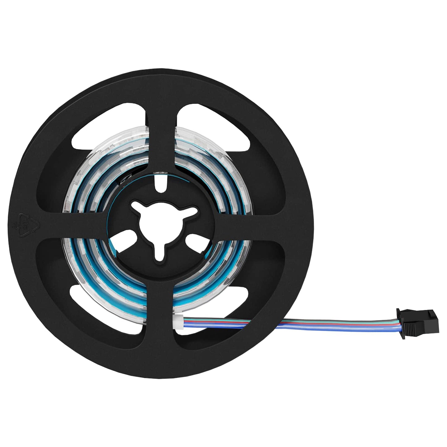 LED Strip 2 pcs Sort og Gennemsigtig 550 mm Kobber og plastik