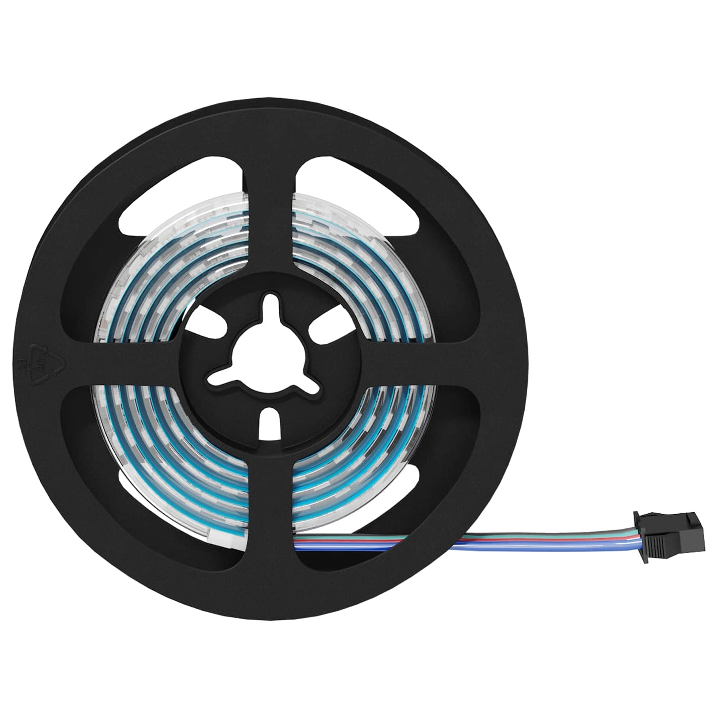 LED Strip 2 pcs Sort og Gennemsigtig 1200 mm Kobber og plastik