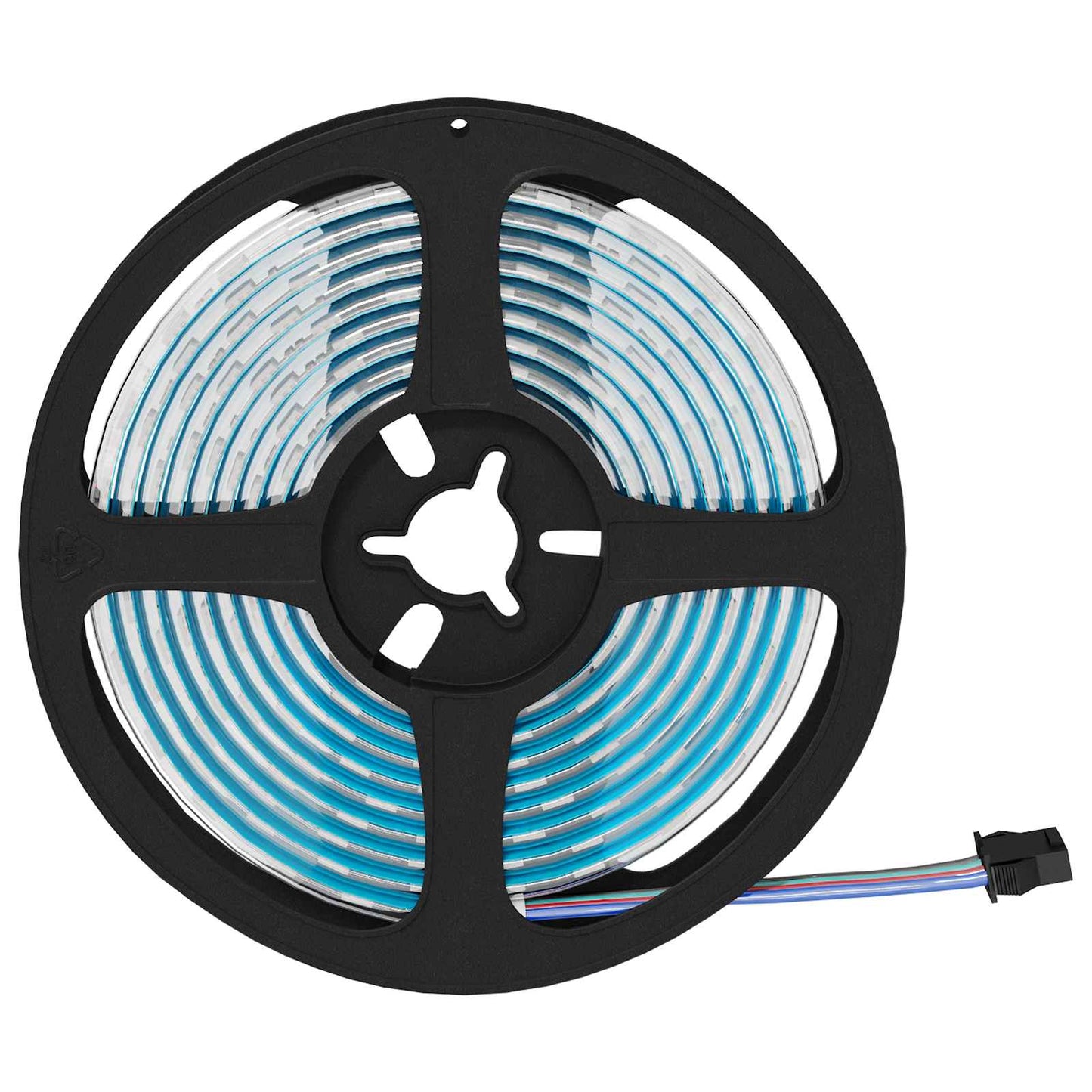 LED Strip 2 pcs Sort og Gennemsigtig 210 x 0,8 x 0,3 cm