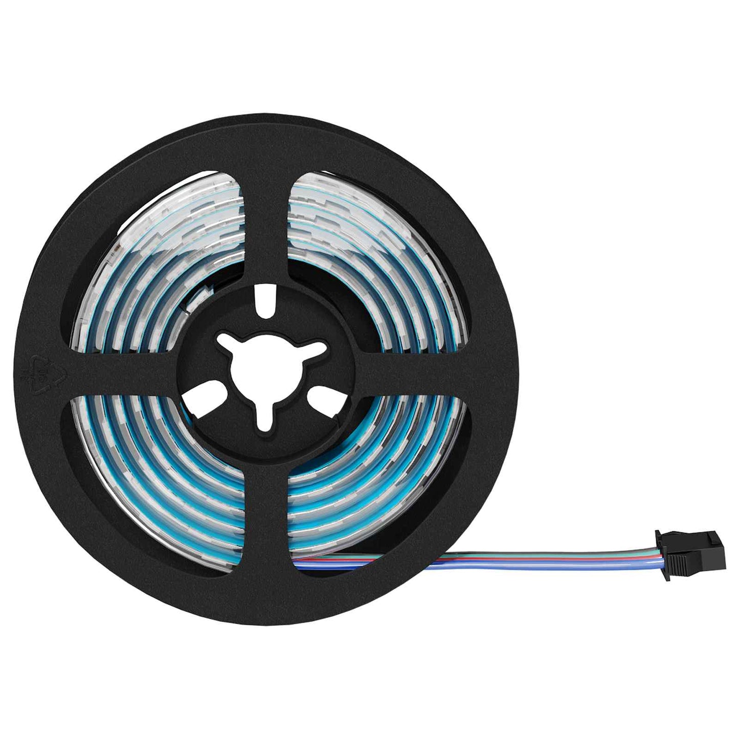 LED Strip 2 pcs Sort og Gennemsigtig 950 mm Kobber og plastik