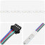 LED Strip 12 pcs Sort og Gennemsigtig 950 mm Kobber og plastik