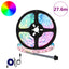 LED Strip 12 pcs Sort og Gennemsigtig 2300 mm Kobber og plastik