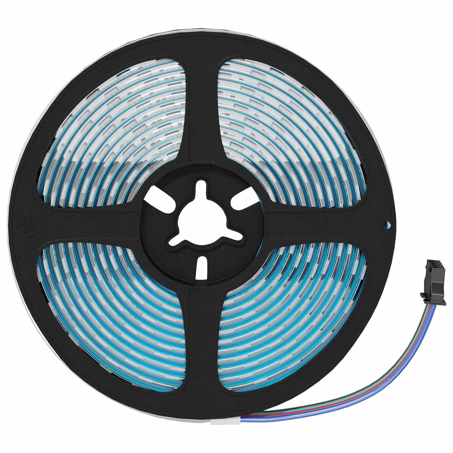 LED Strip 2 pcs Sort og Gennemsigtig 3000 mm Kobber og plastik