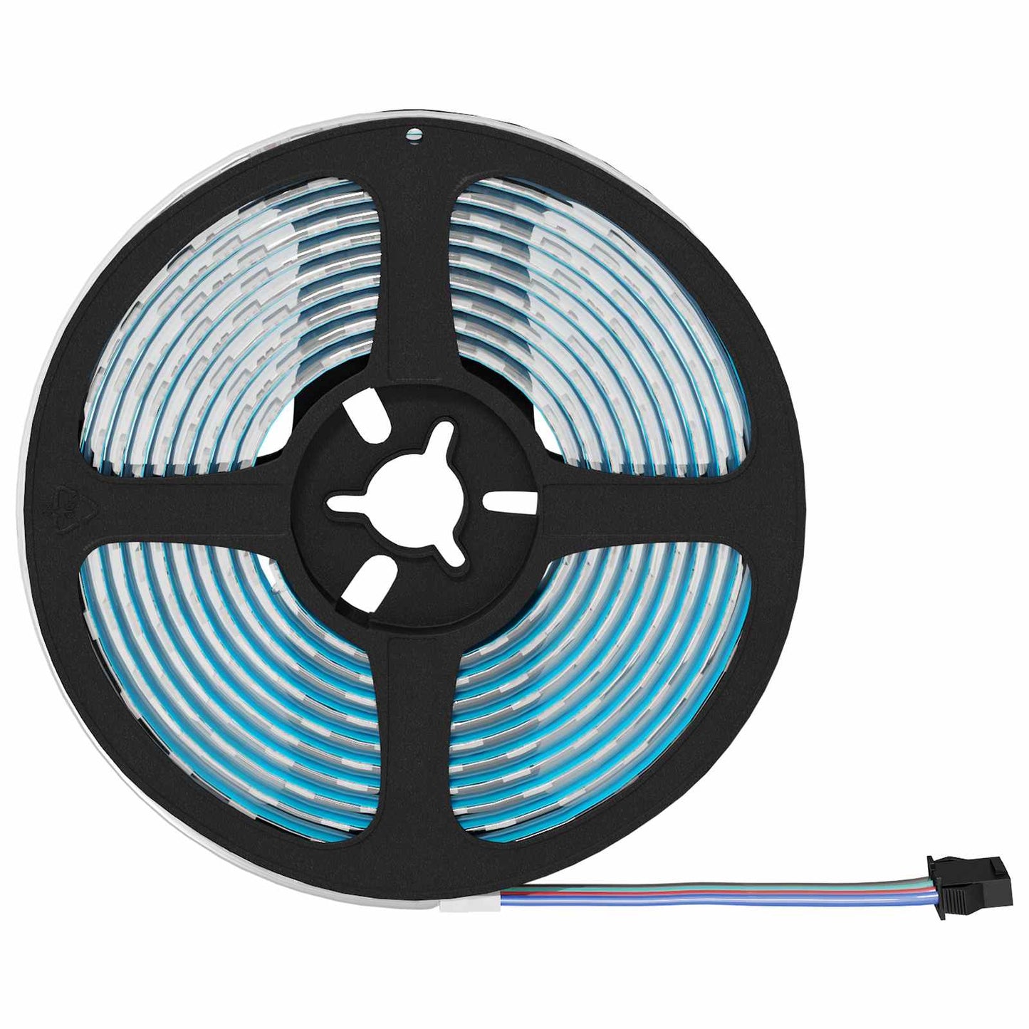 LED Strip 2 pcs Sort og Gennemsigtig 4000 mm Kobber og plastik