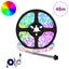 LED Strip 12 pcs Sort og Gennemsigtig 4000 mm Kobber og plastik