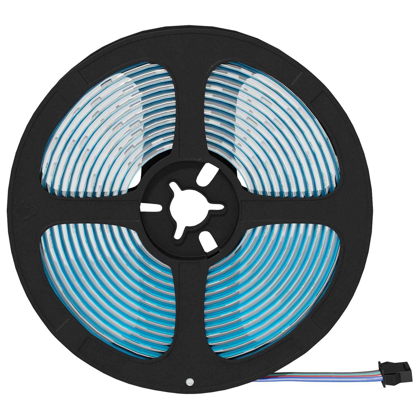 LED Strip 12 pcs Sort og Gennemsigtig 4700 mm Kobber og plastik