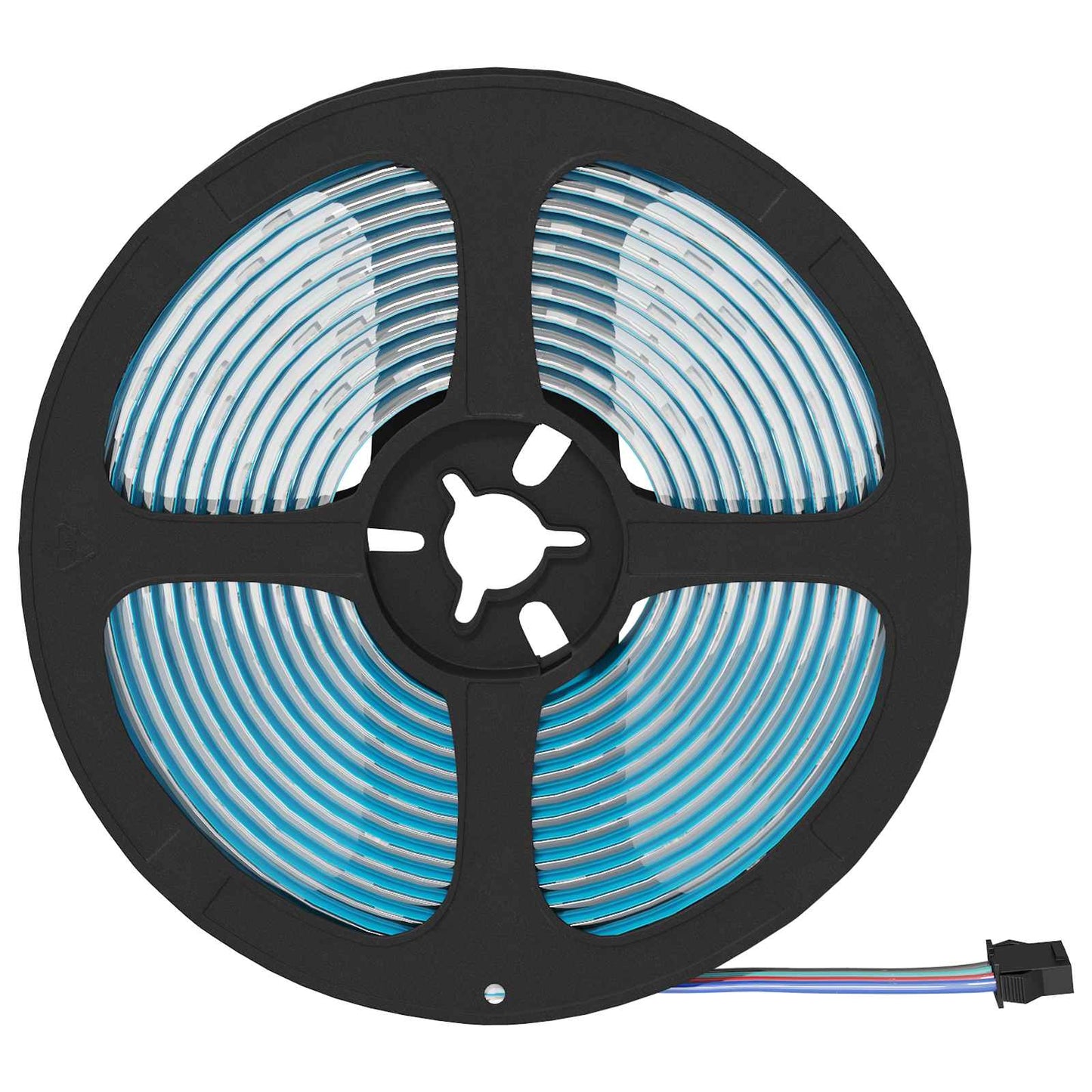 LED Strip 12 pcs Sort og Gennemsigtig 5500 mm Kobber og plastik