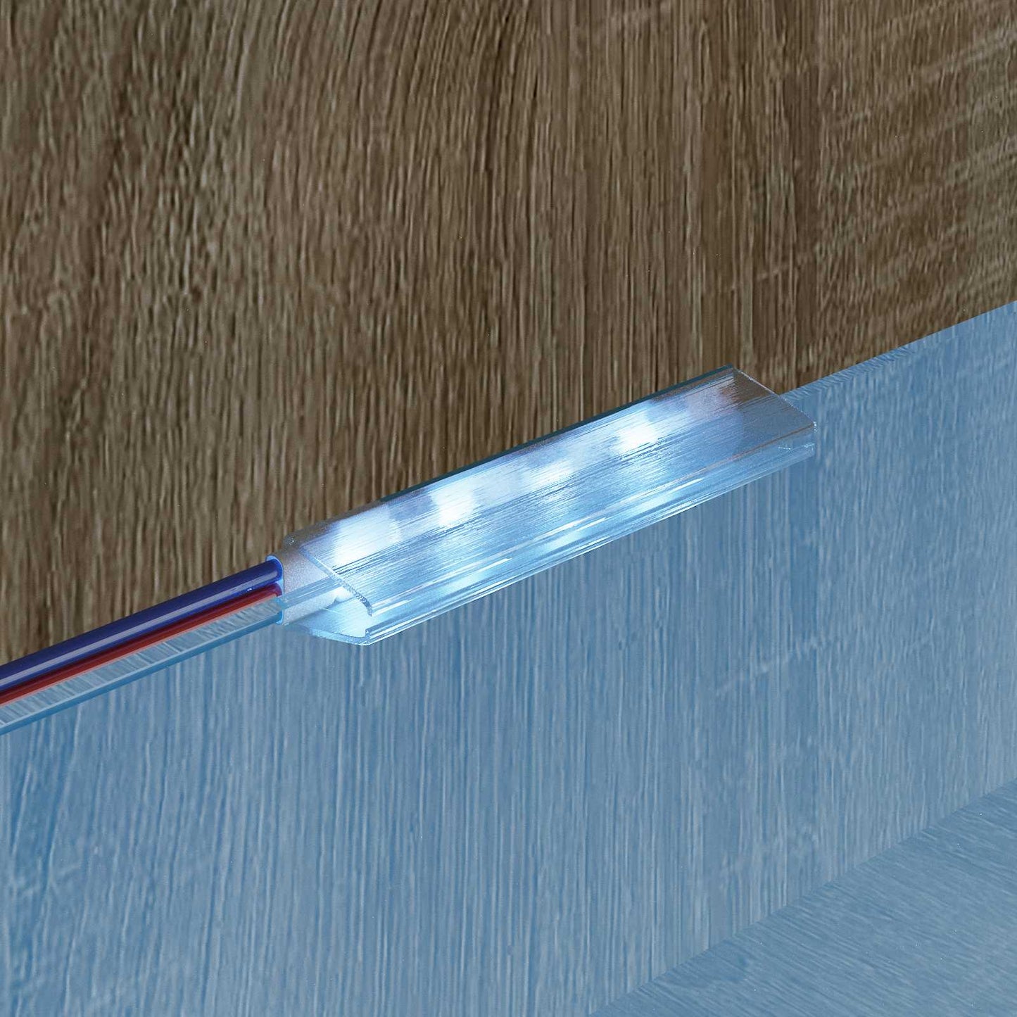 LED Strip 2 pcs Sort og flerfarvet 1745 mm Kobber og plastik