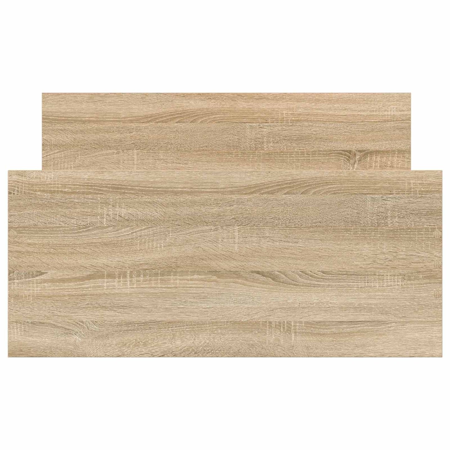 Sengestel med hovedgærde Sonoma-eg 80 x 200 cm Konstrueret træ