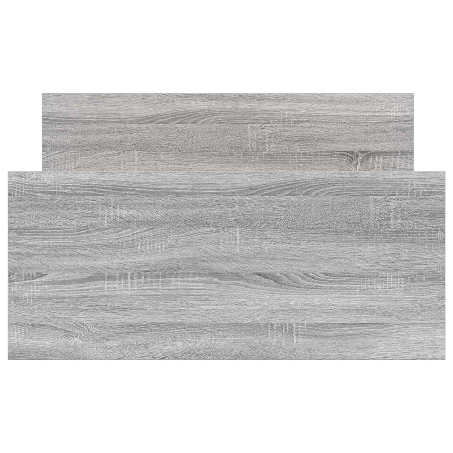 Sengestel med hovedgærde Grå Sonoma 80 x 200 cm Konstrueret træ