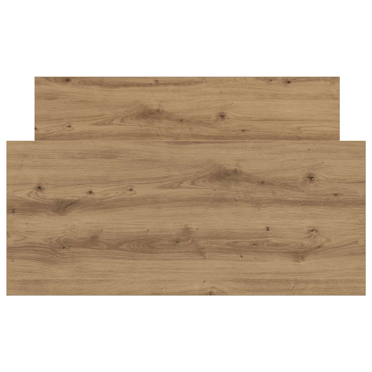 Sengestel med hovedgærde Artisan-eg 80 x 200 cm Konstrueret træ