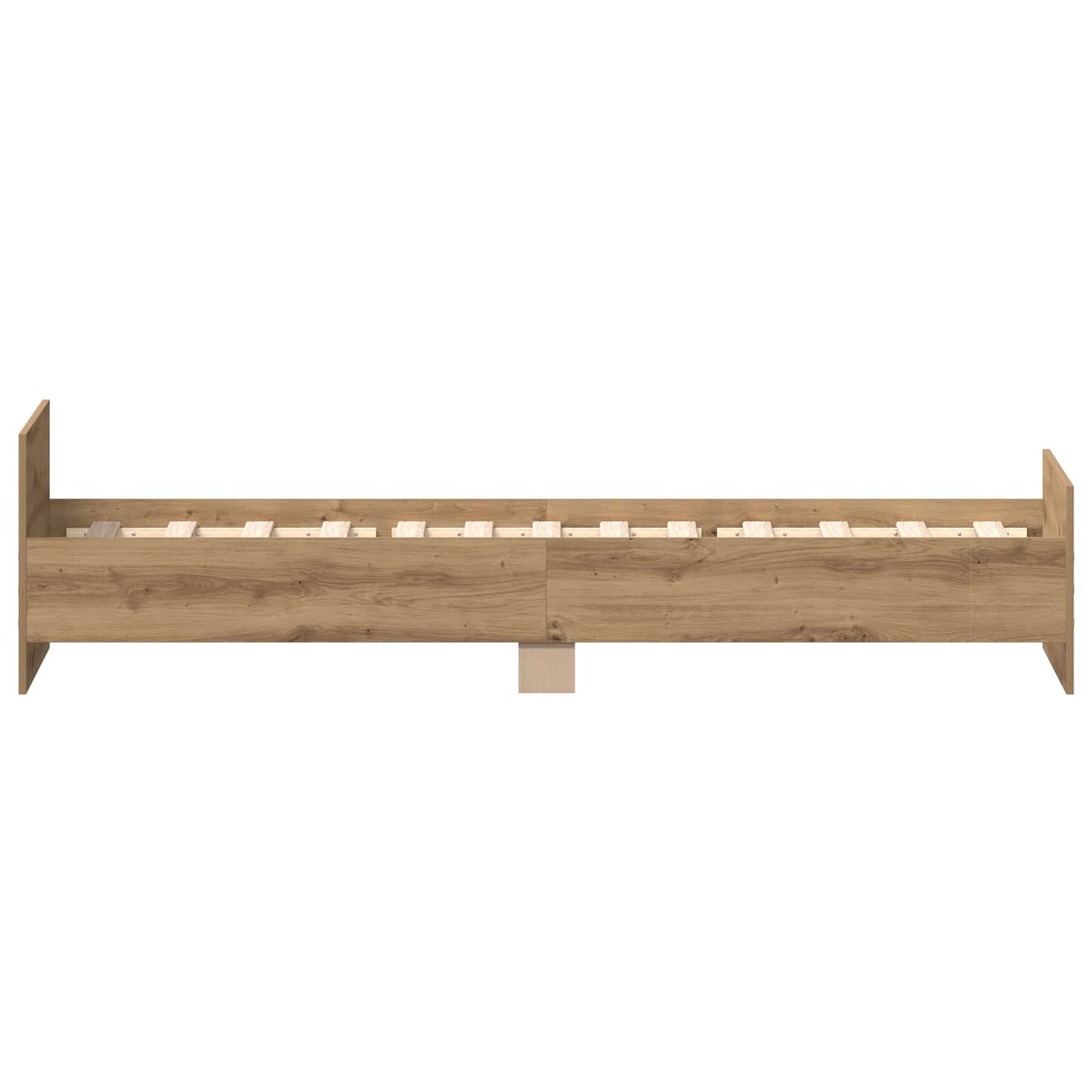 Sengestel med hovedgærde Artisan-eg 80 x 200 cm Konstrueret træ