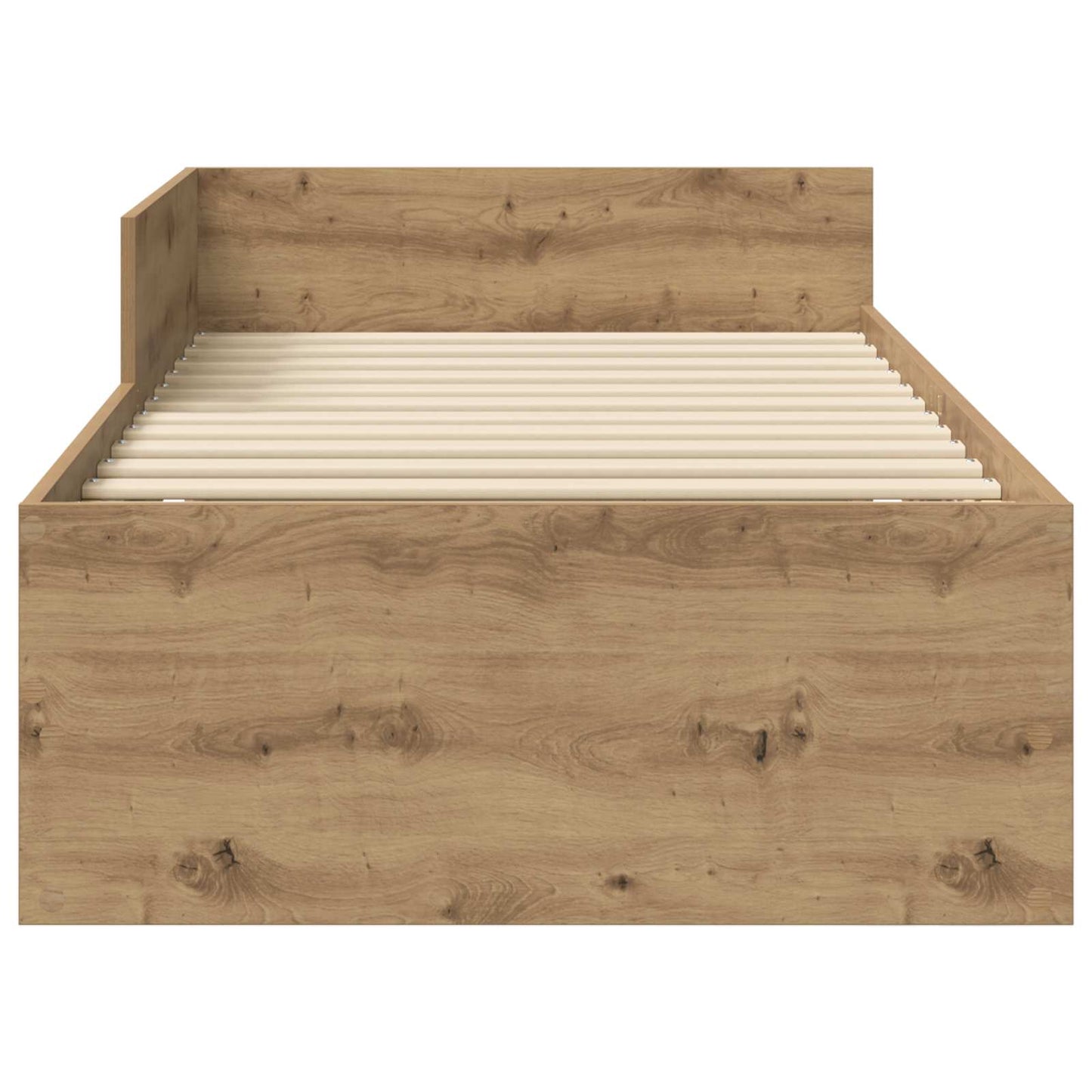 Sengestel med hovedgærde Artisan-eg 80 x 200 cm Konstrueret træ