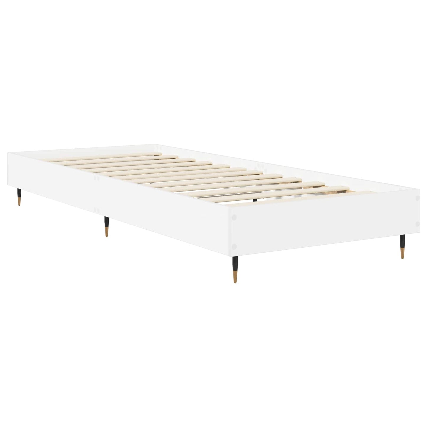 Sengestel Hvid 80 x 200 cm Konstrueret træ