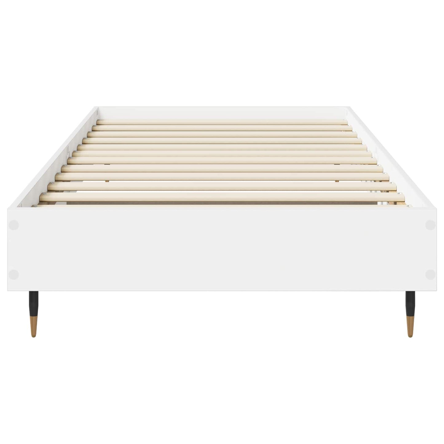 Sengestel Hvid 80 x 200 cm Konstrueret træ