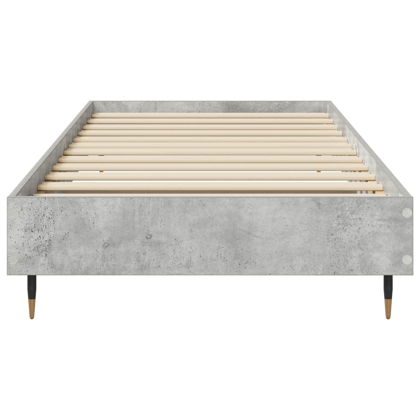 Sengestel Betongrå 80 x 200 cm Konstrueret træ