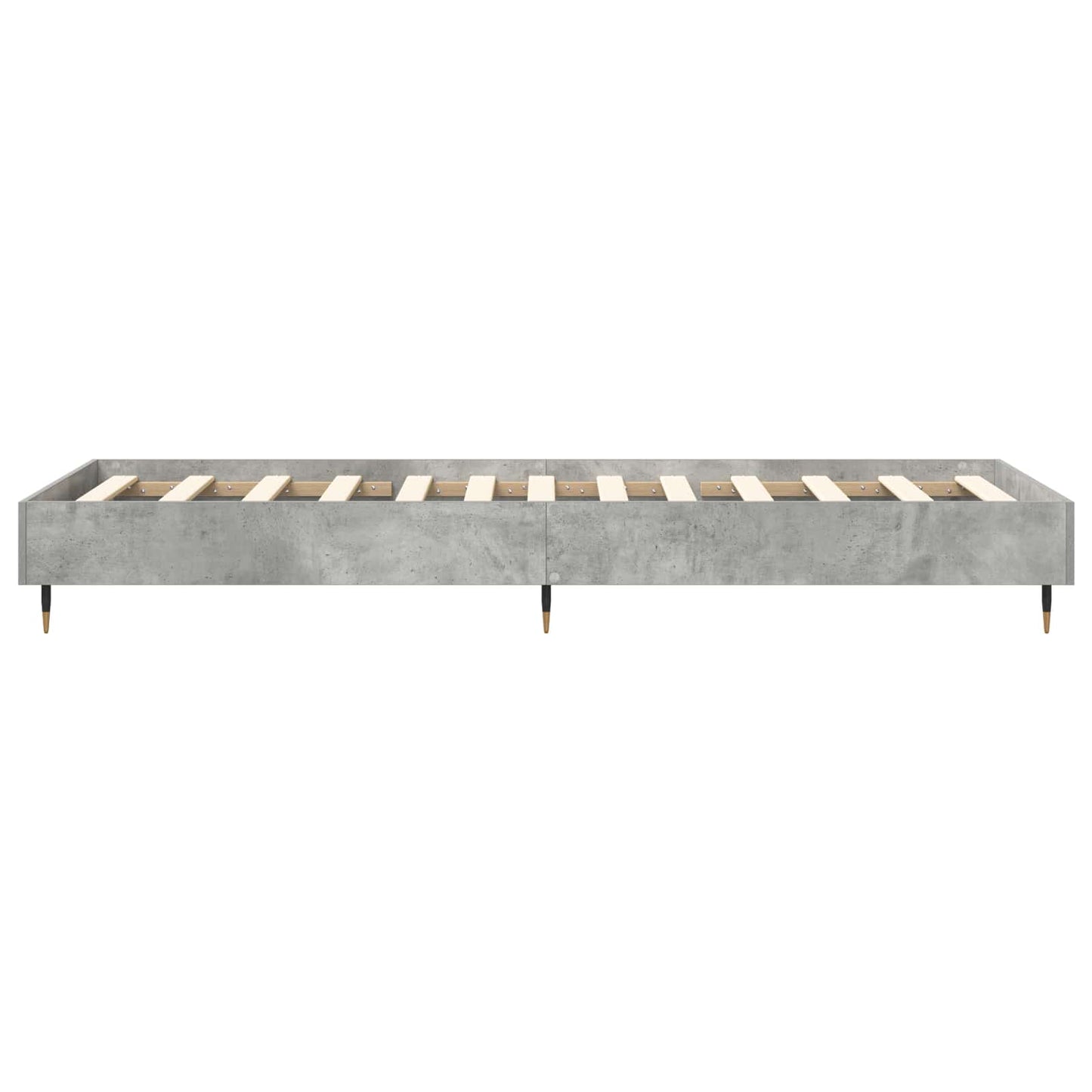 Sengestel Betongrå 80 x 200 cm Konstrueret træ