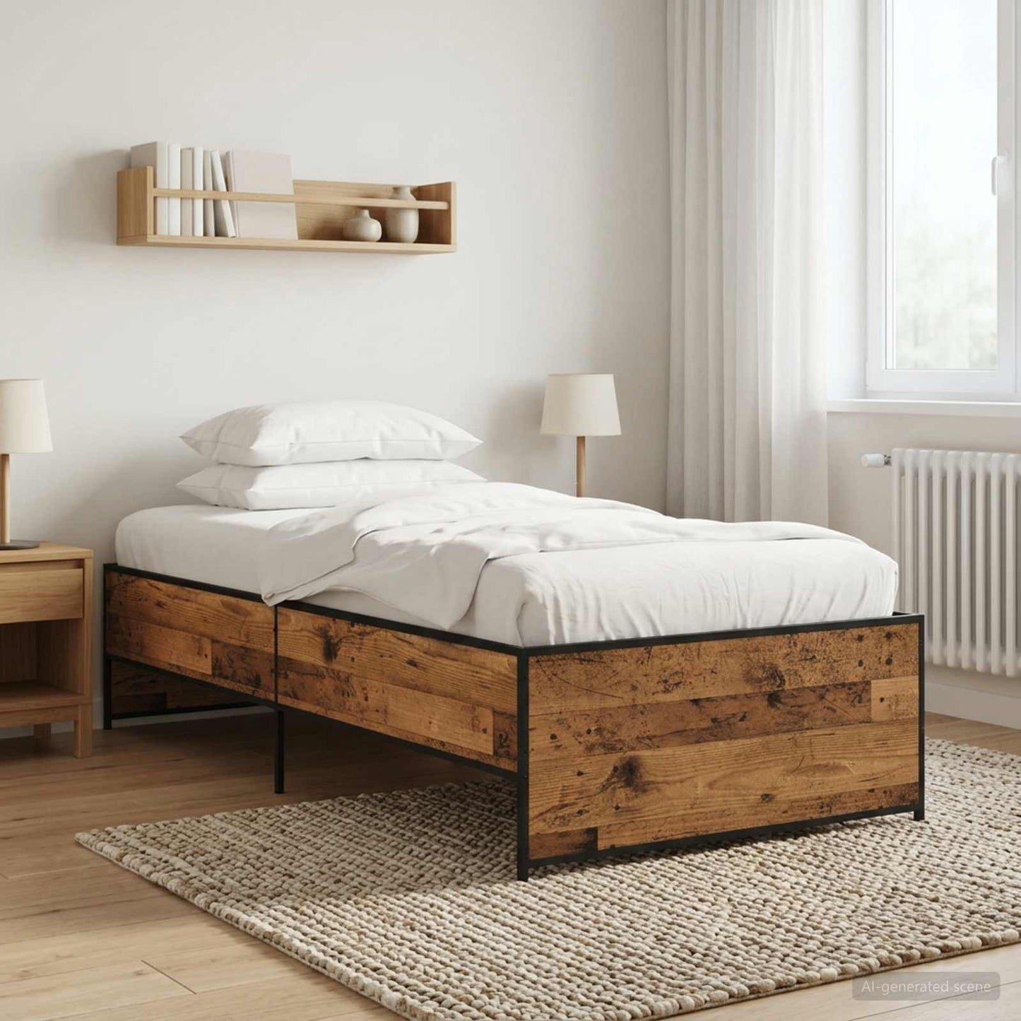 Sengestel Gammelt træ 80 x 200 cm Konstrueret træ