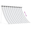 Markise Anthracit og hvid 250 x 150 cm