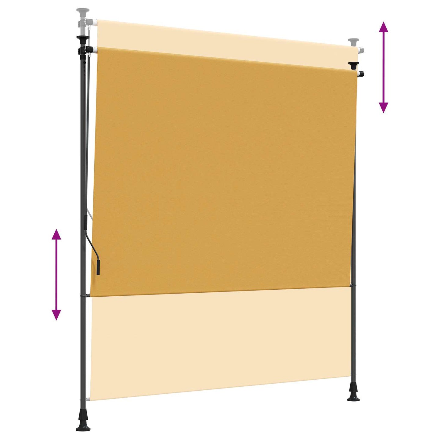 Udendørs Rullegardin Sandfarvet 100 x 270 cm