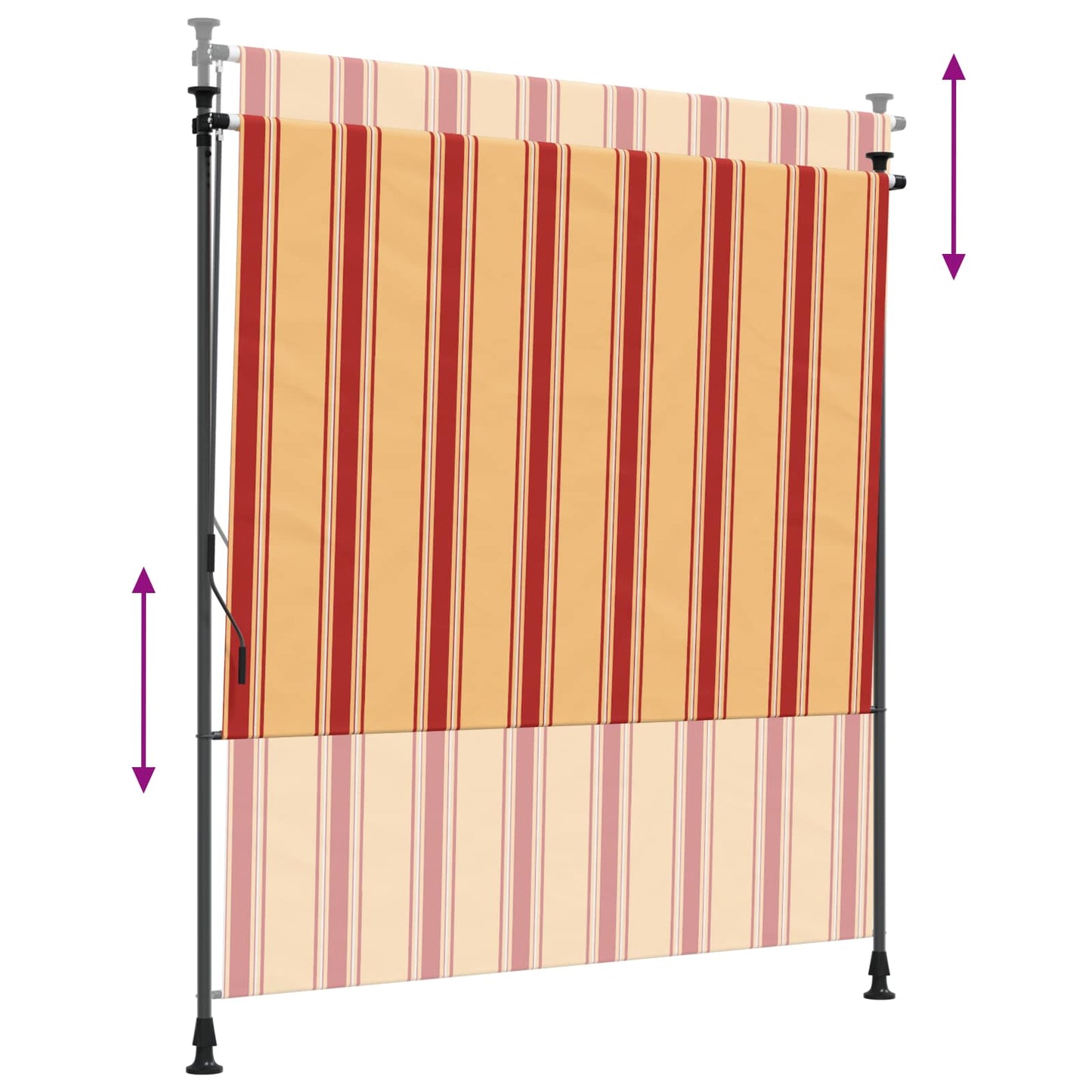 Udendørs Rullegardin Flerfarvet 120 x 270 cm