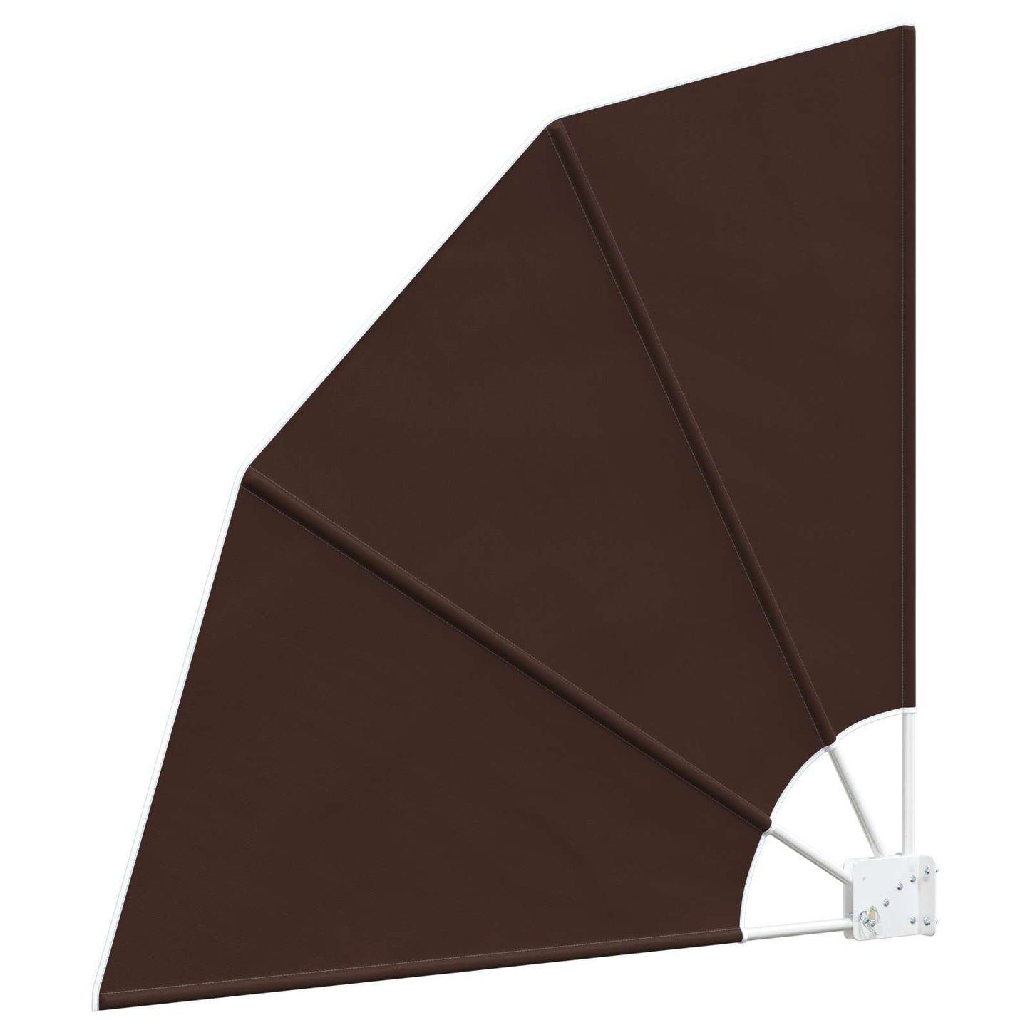 Balkon Afskærmning 210 x 210 cm Polyester Brun