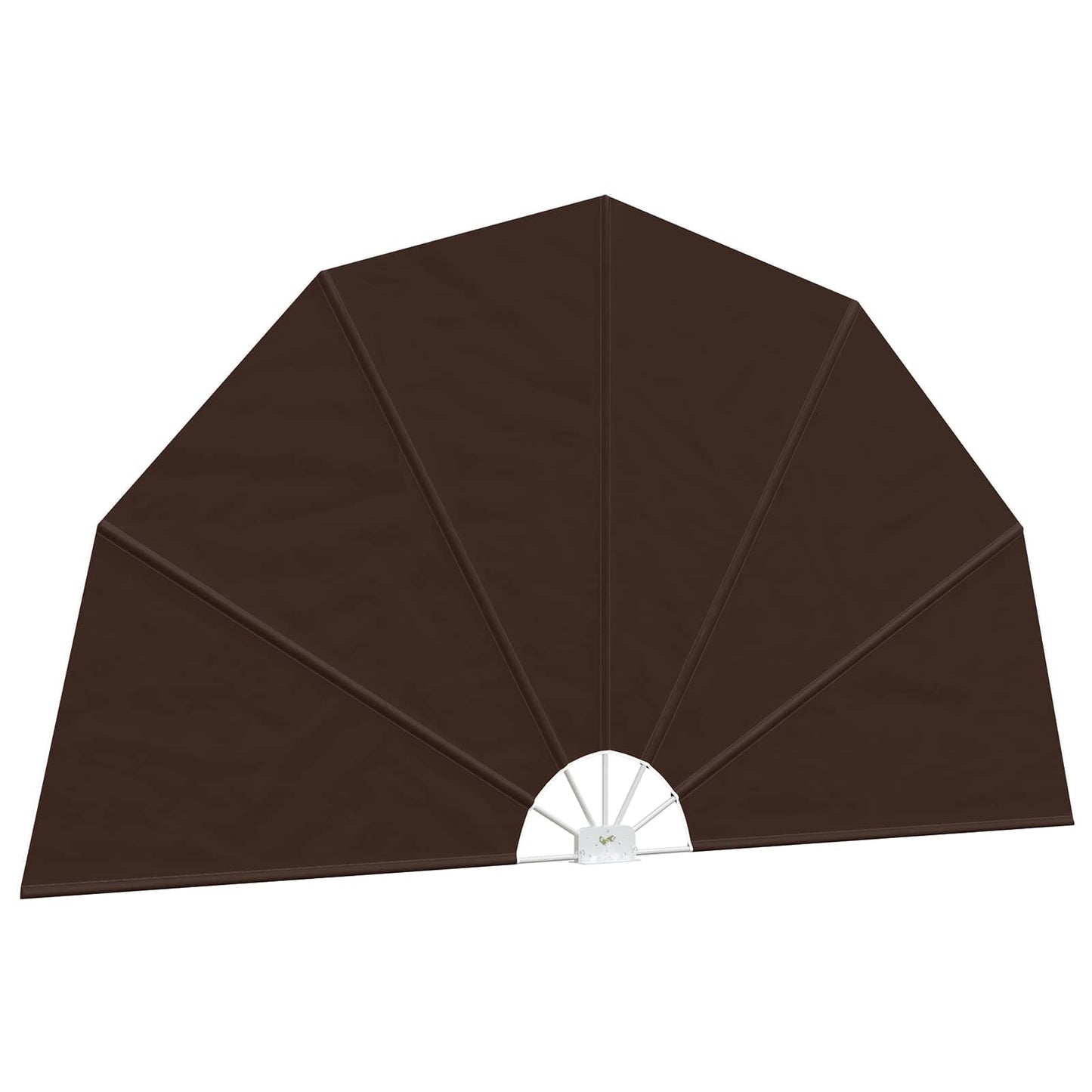 Balkon Afskærmning Ø 400 cm Polyester Brun