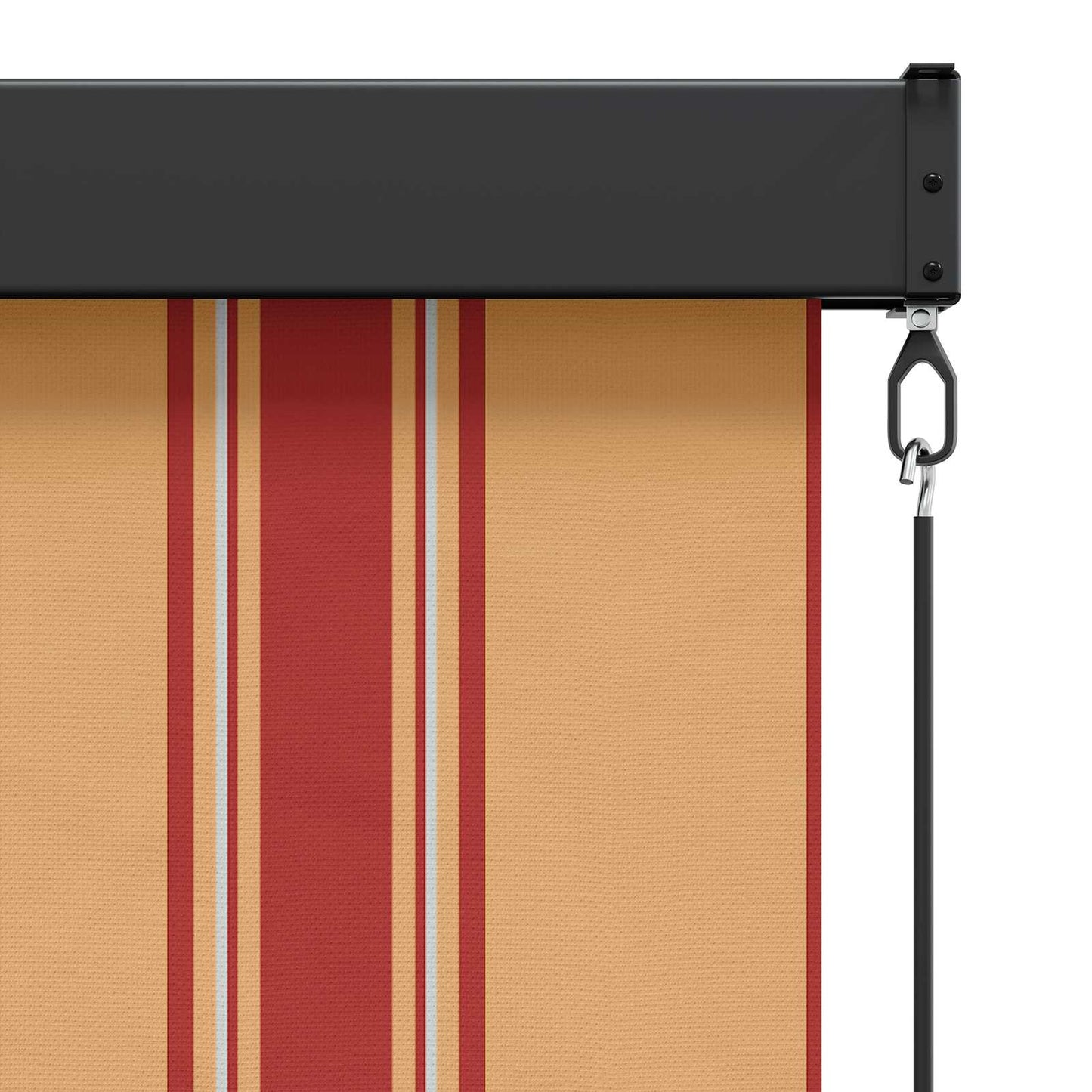 Rullegardin Flerfarvet 60 x 250 cm Stof og Aluminium
