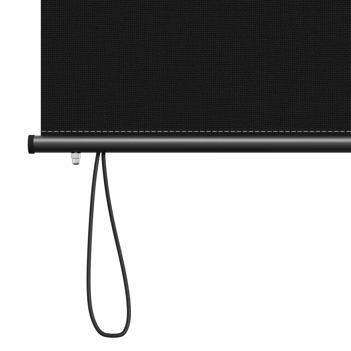 Rullegardin Sort 80 x 250 cm Stof og Aluminium