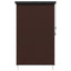 Rullegardin Brun 80 x 250 cm Stof og Aluminium
