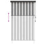 Rullegardin Anthracit og hvid 80 x 250 cm Stof og Aluminium