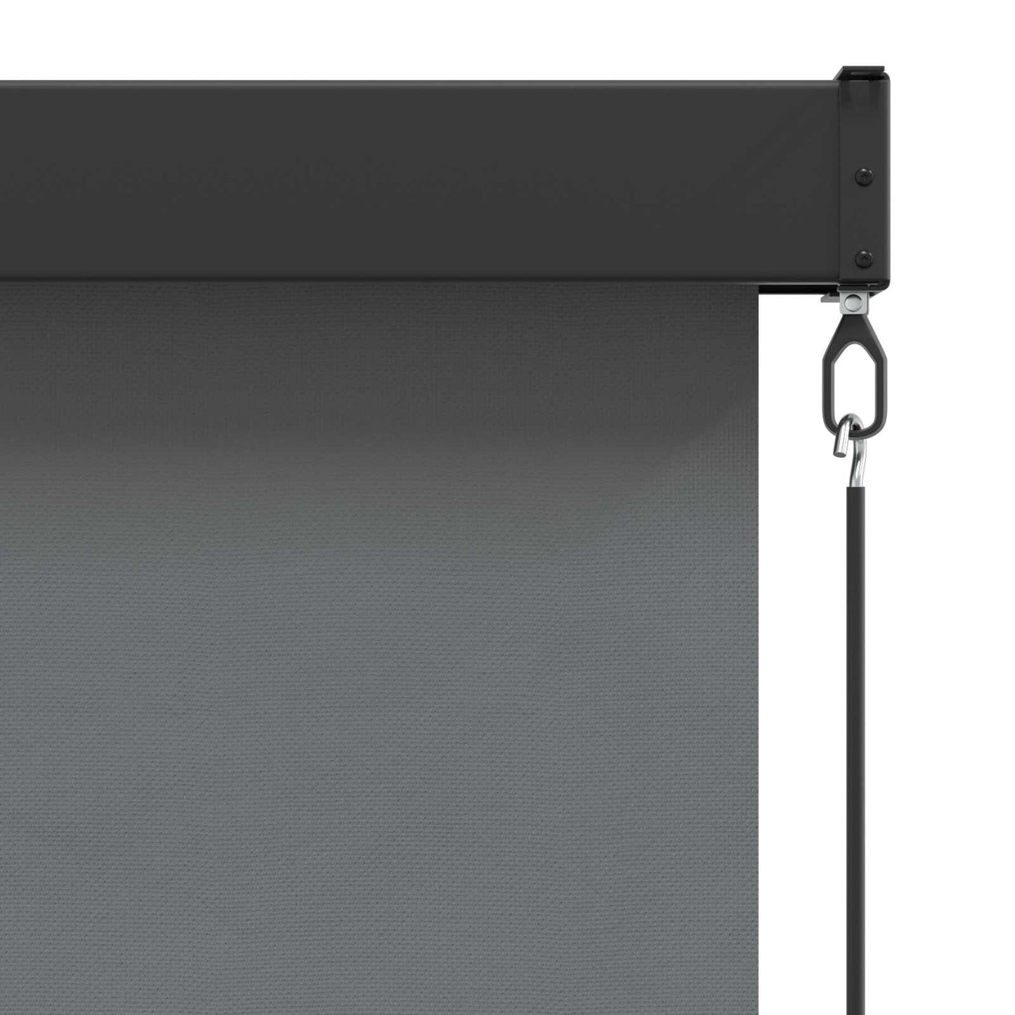 Rullegardin Lysegrå 100 x 250 cm Stof og Aluminium