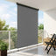 Rullegardin Lysegrå 100 x 250 cm Stof og Aluminium